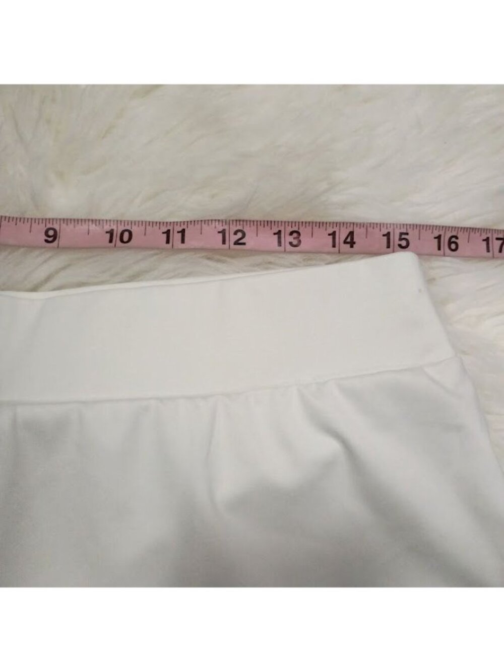 J. Crew Pleated White Tennis Skort With Built-In Shorts Size M - Picture 7 of 9